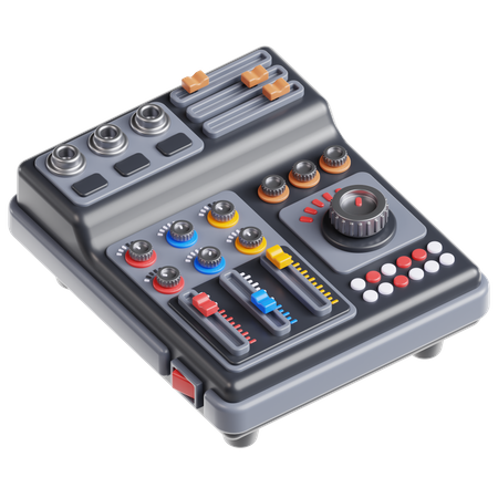 Audio mixer  3D Icon