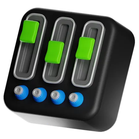 Audio Mixer  3D Icon