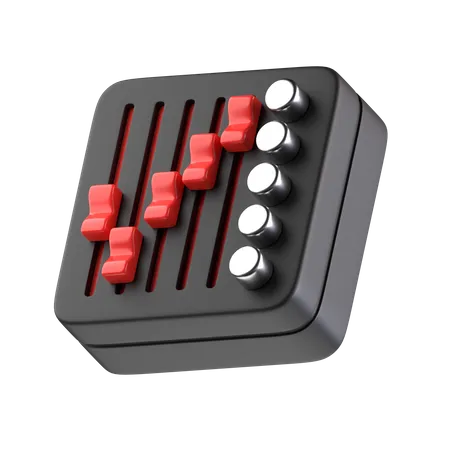 Audio Mixer  3D Icon