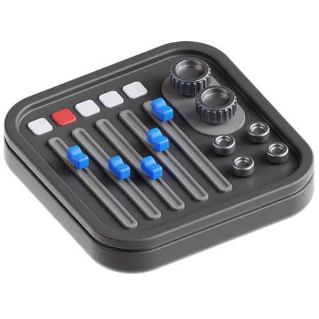 Audio Mixer  3D Icon