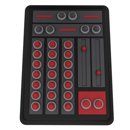 Audio Mixer  3D Icon