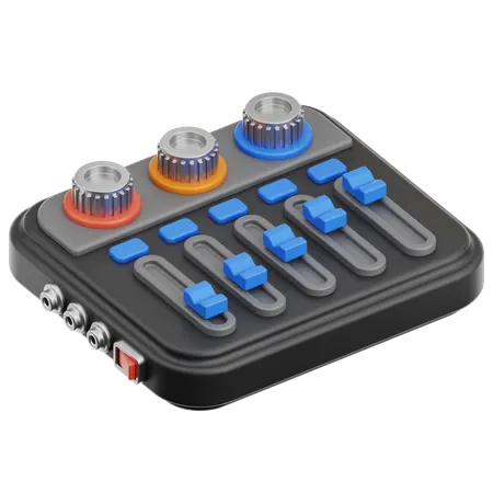 Audio Mixer  3D Icon