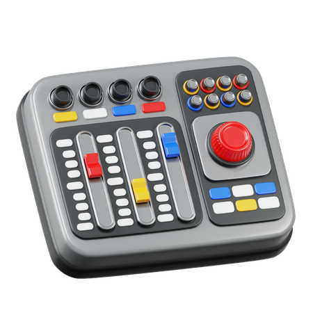 Audio Mixer  3D Icon