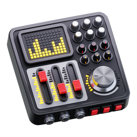AUDIO MIXER  3D Icon