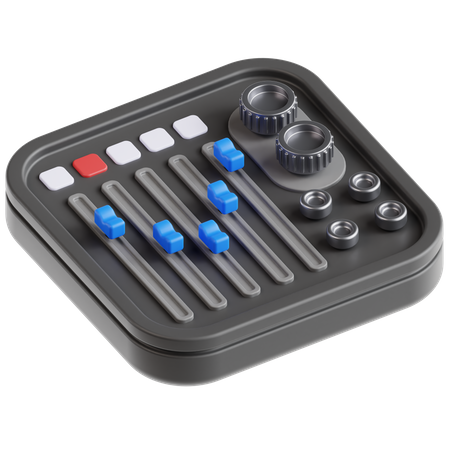 Audio Mixer  3D Icon