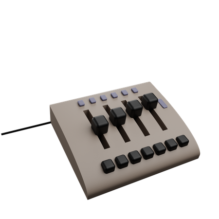 Audio Mixer  3D Icon