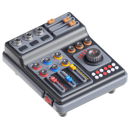 Audio mixer  3D Icon