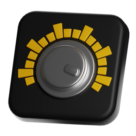 Audio Mixer Knob  3D Icon