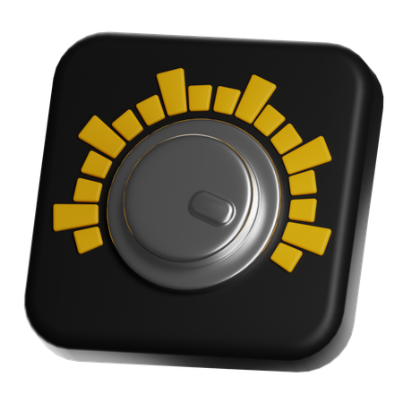 Audio Mixer Knob  3D Icon