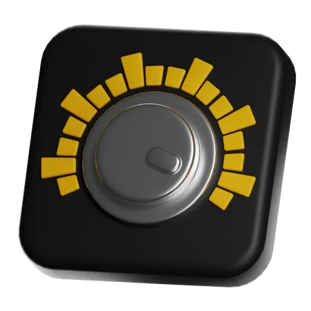 Audio Mixer Knob  3D Icon