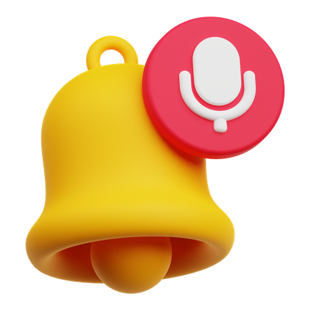 Audio Notification  3D Icon