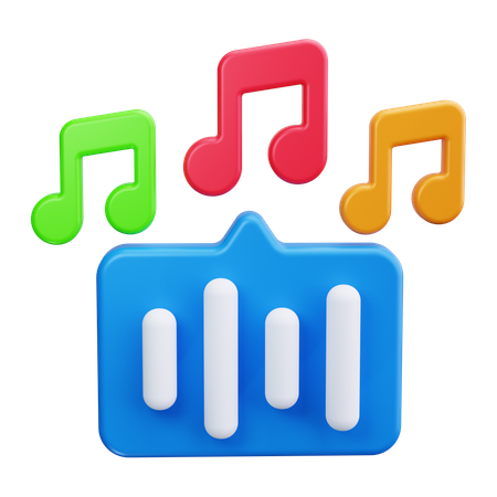 Audionotizen  3D Icon