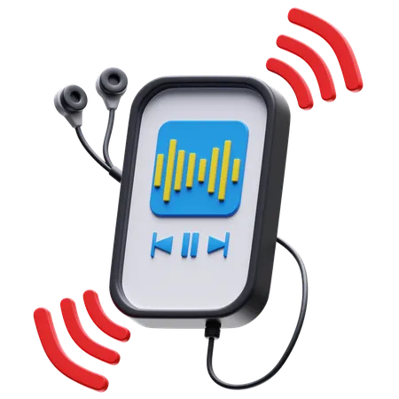 Audio Player  3D Icon