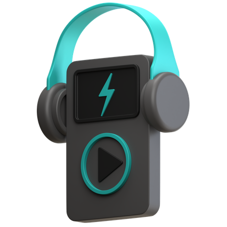 Audio Player  3D Icon