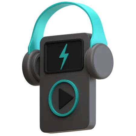 Audio Player  3D Icon