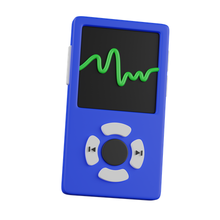 Audio player  3D Icon