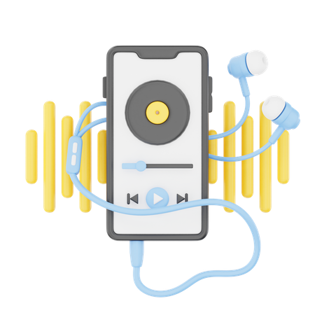 Audio Player  3D Icon