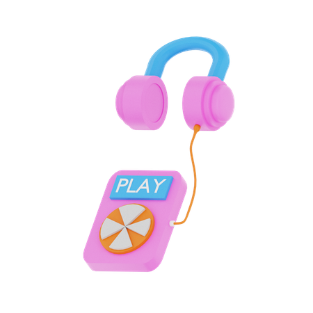 Audio Player  3D Icon