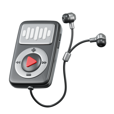 Audio Player  3D Icon