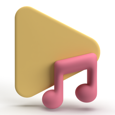 Audio Player  3D Icon