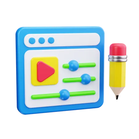 Audio Player  3D Icon