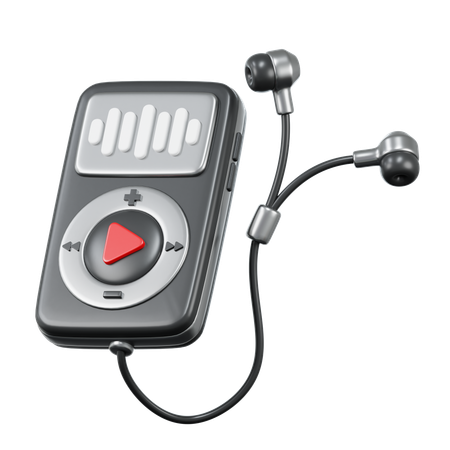 Audio Player  3D Icon