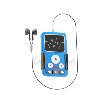 Audio Player  3D Icon