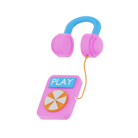 Audio Player  3D Icon