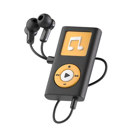 Audio Player 3D Icon