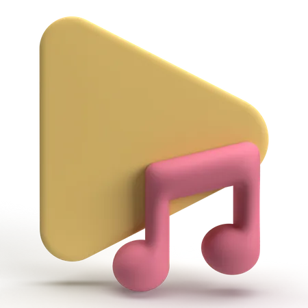 Audio Player  3D Icon