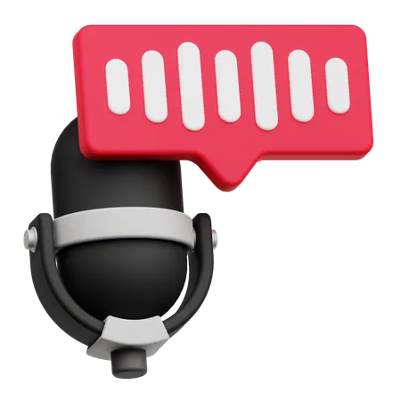 Audio Podcast  3D Icon