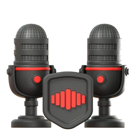 Pódcast de audio  3D Icon