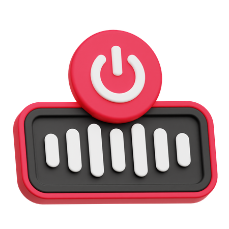 Audio Power Off  3D Icon
