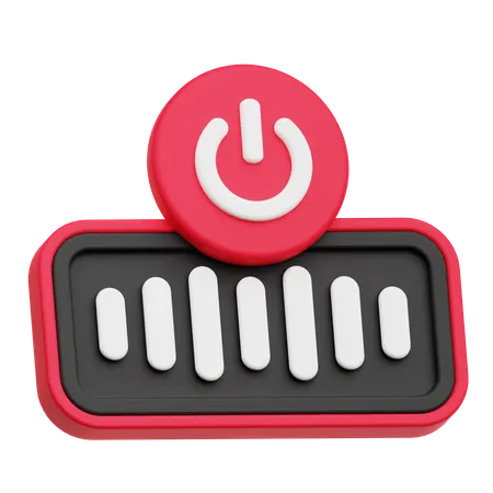 Audio Power Off  3D Icon