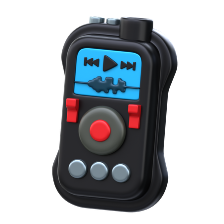 Audio Recorder  3D Icon