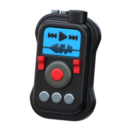 Audio Recorder  3D Icon