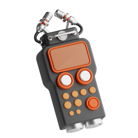 Audio Recorder  3D Icon