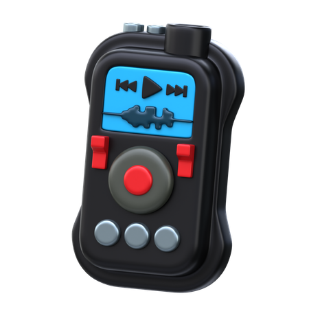 Audio Recorder  3D Icon