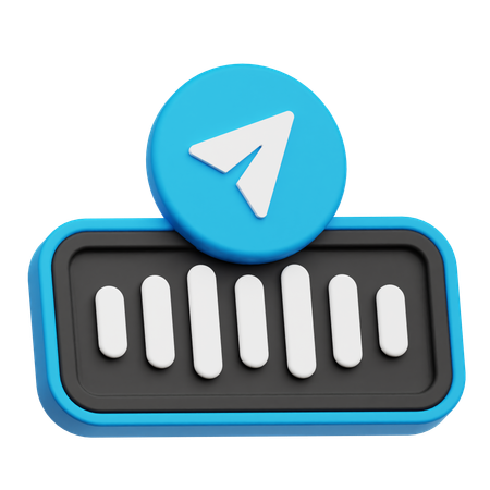 Audio Send  3D Icon