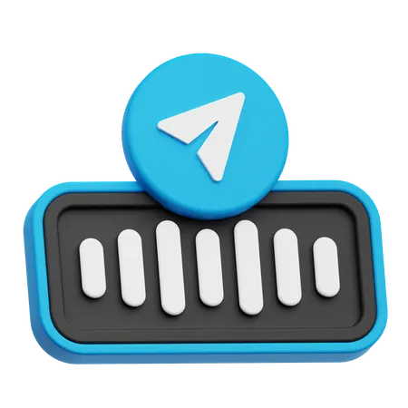 Audio Send  3D Icon