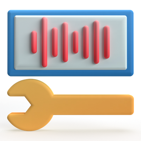 Réglage audio  3D Icon