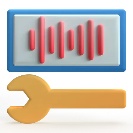 Réglage audio  3D Icon