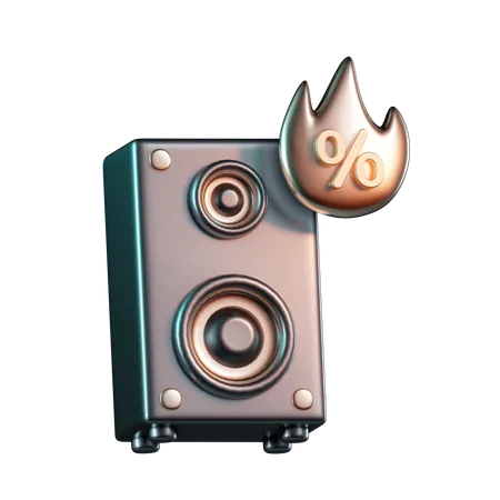 Audio Speaker  3D Icon