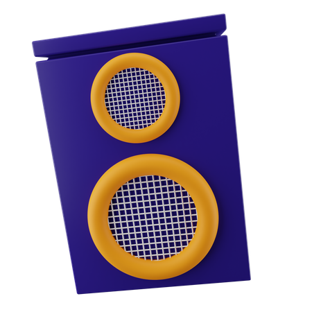 Audio Speaker  3D Icon