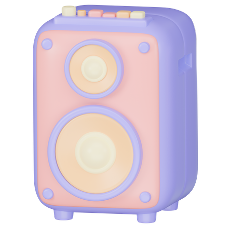 Audio Speaker  3D Icon