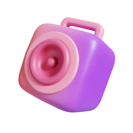 Audio Speaker  3D Illustration