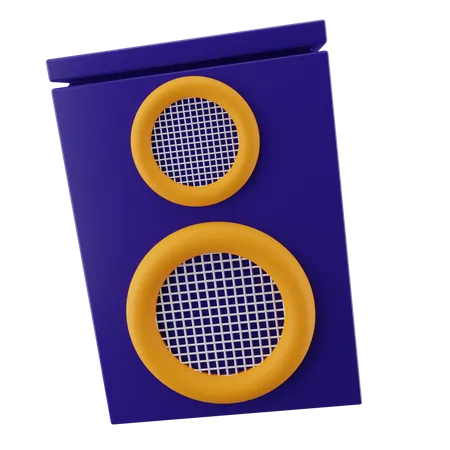 Audio Speaker  3D Icon