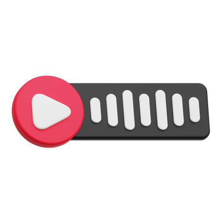 Audio Stream  3D Icon