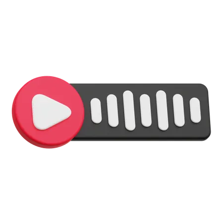 Audio Stream  3D Icon