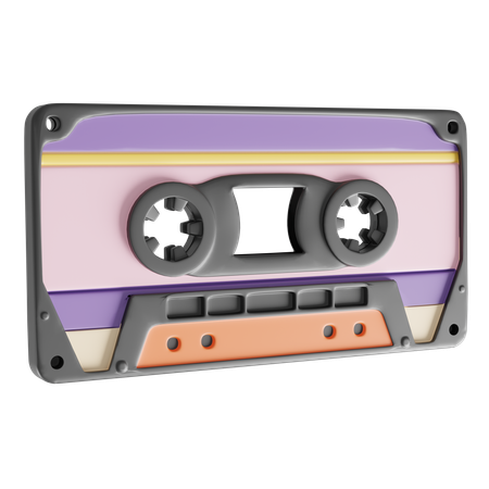 Audio Tape  3D Icon